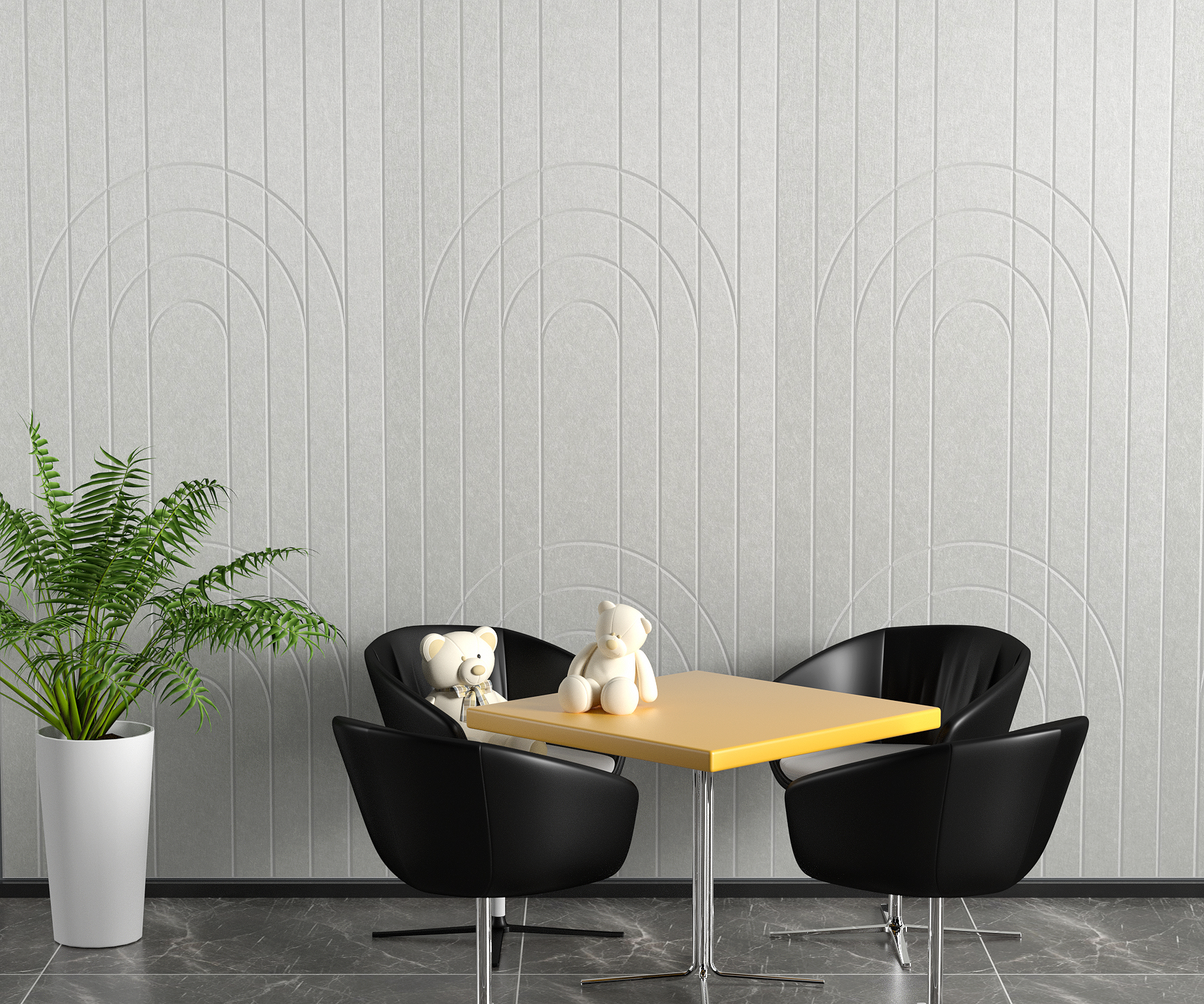 3D Sound Absorbing Panel